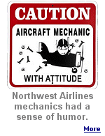 Are these actual maintenance complaints submitted by Northwest Airlines pilots and the replies from the mechanic crews? This is from a bar website, you know.